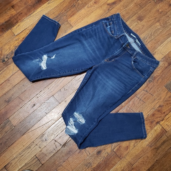 Old Navy Denim - Old Navy Rockstar Distressed Super Skinny Sz. 12